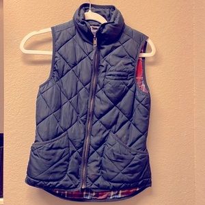 H&M Quilted Navy Puffer Vest